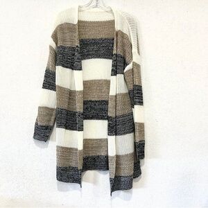 Shein Womens Long Open Cardigan Size Large